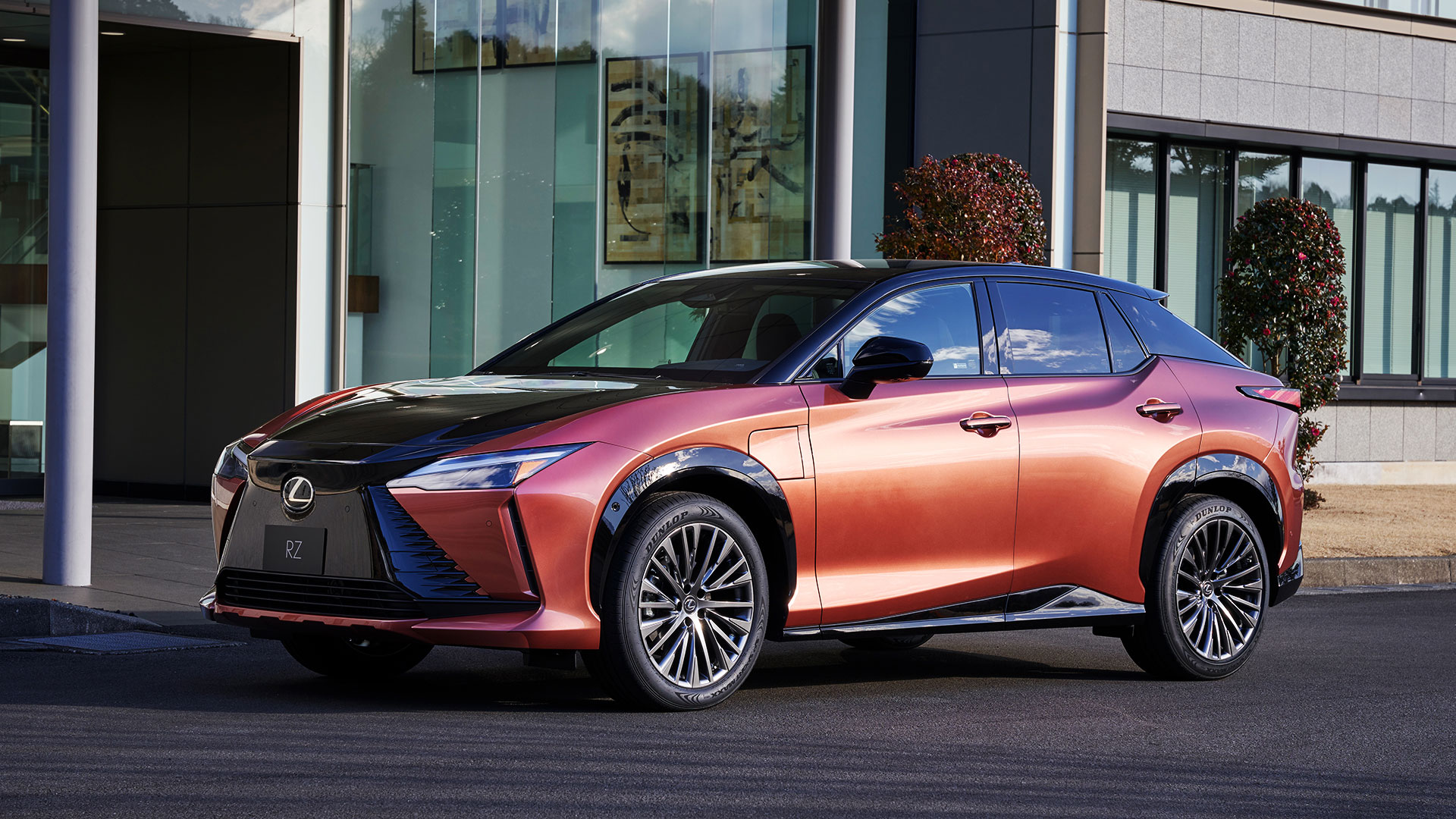 The Lexus RZ 450e will be sold in Australia from mid-2023. (Overseas pre-production model shown. Australian grades, features & specifications may differ.